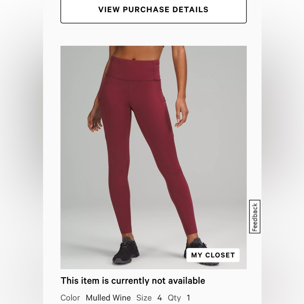 Lululemon good condition leggings